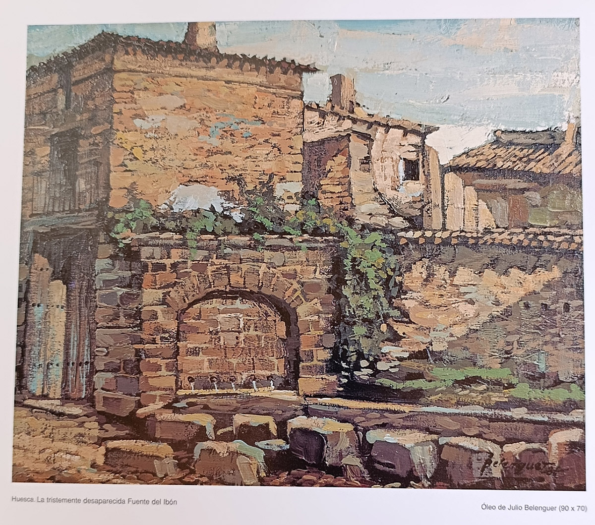 Huesca. La tristemente desaparecida Fuente del Ibón