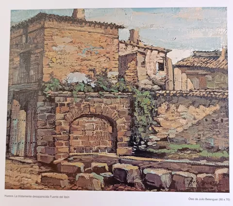 Huesca. La tristemente desaparecida Fuente del Ibón